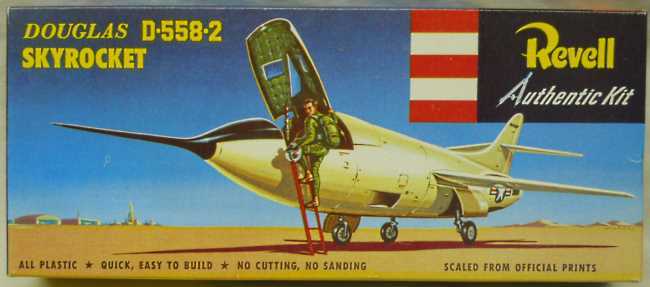 Revell 1/52 Douglas D-558-2 Skyrocket - (D5582), H213-79 plastic model kit